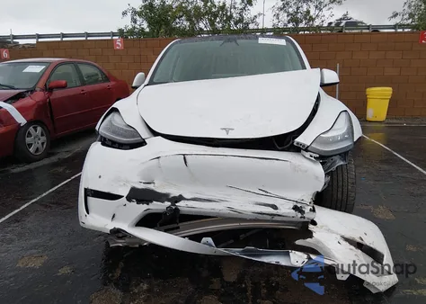 2022 Tesla Model Y Long Range Dual Motor All-Wheel Drive from USA, damaged, VIN 7SAYGDEE0NF350850